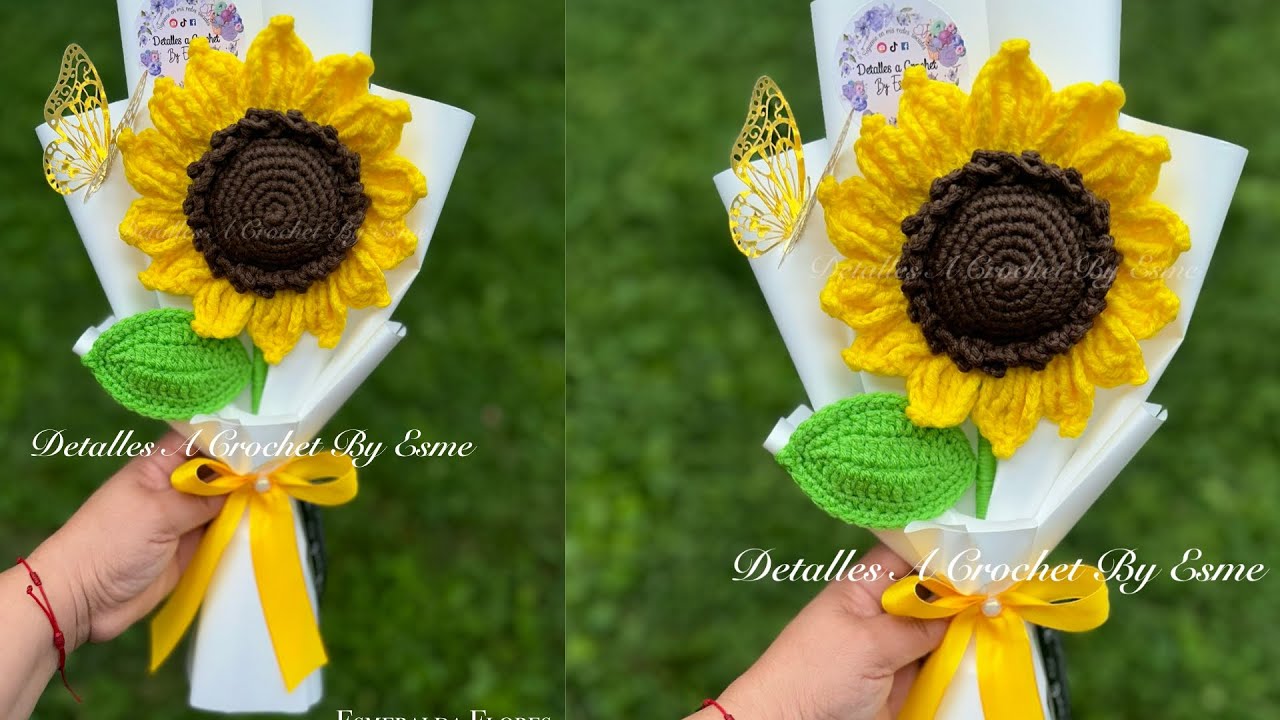 Girasol A Crochet Paso a Paso Tutorial