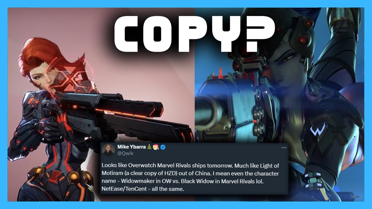 Overwatch CEO Calls Marvel Rivals a Ripoff