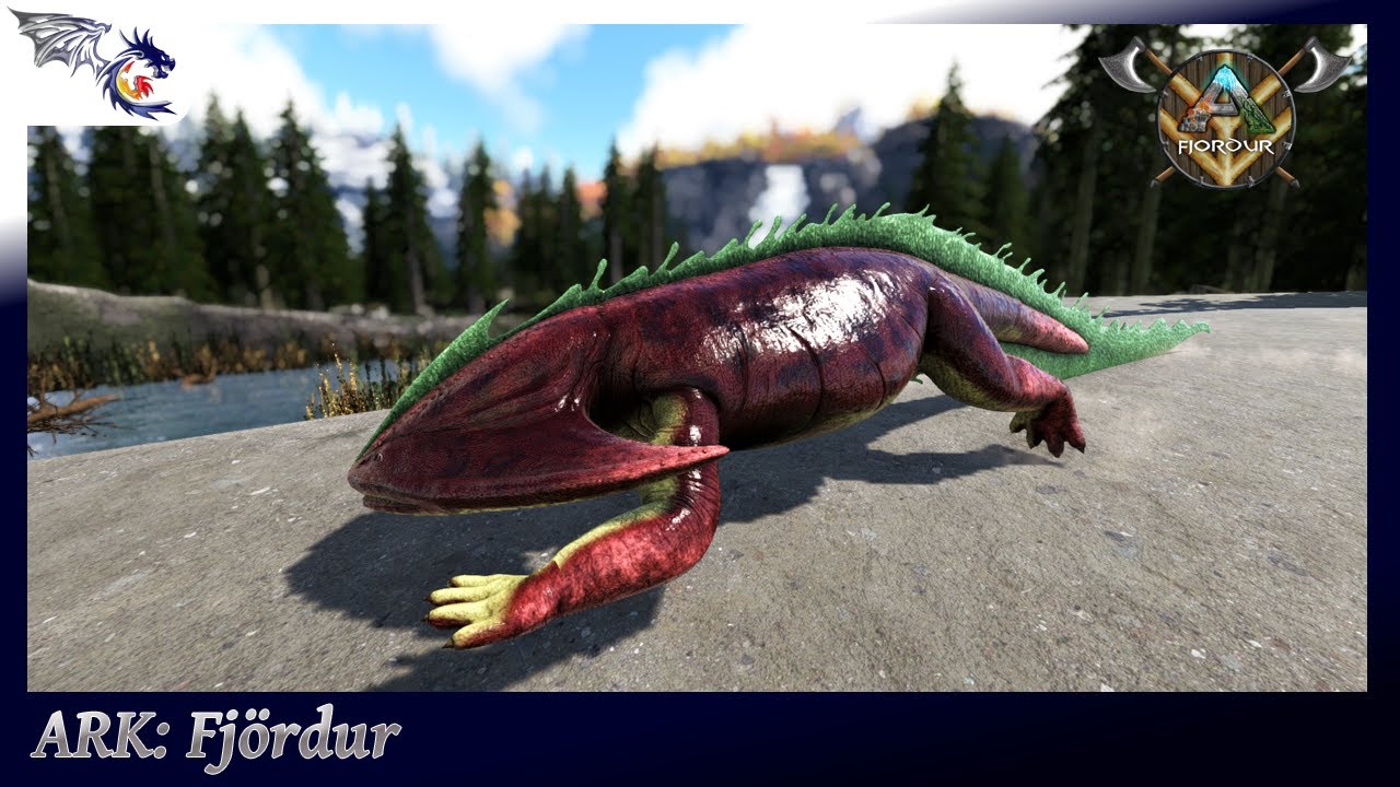 Taming & Using A Diplocaulus As A Mobile Air Tank For Scuba Diving |  ARK: Fjordur (Mod Map) #4