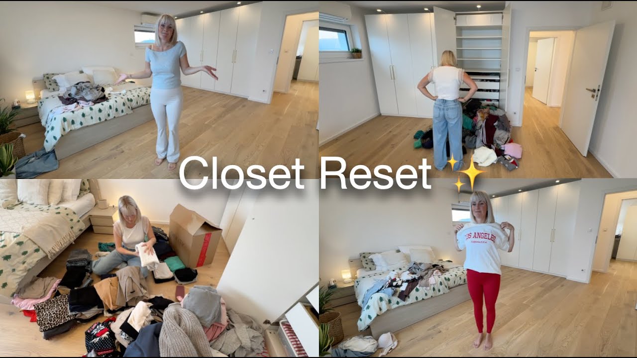 Satisfying Closet Reset ✨ Declutter, Organize & Try-On Haul | ASMR Cleaning Motivation