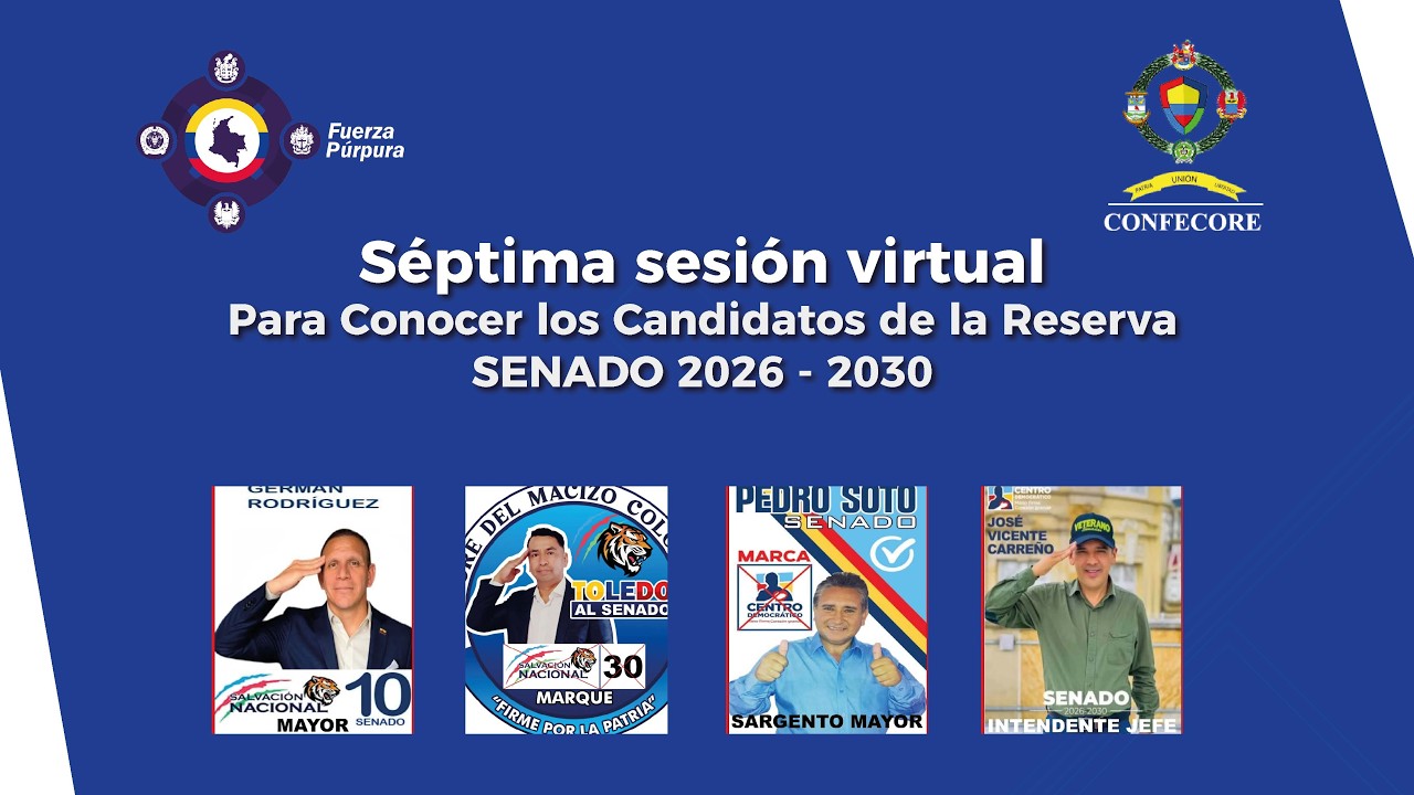 Séptima reunión virtual para conocer a los candidatos al Senado de la República