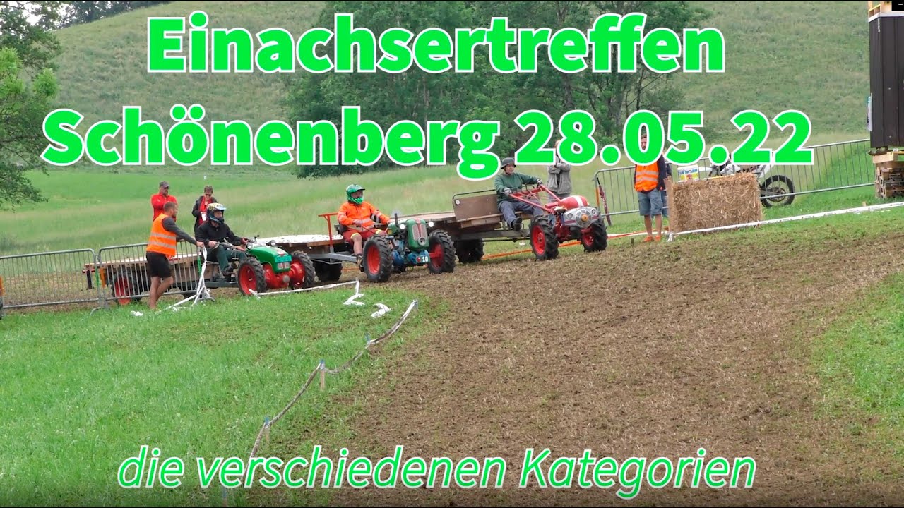 Impressionen vom Einachsertreffen 2022 in Schönenberg