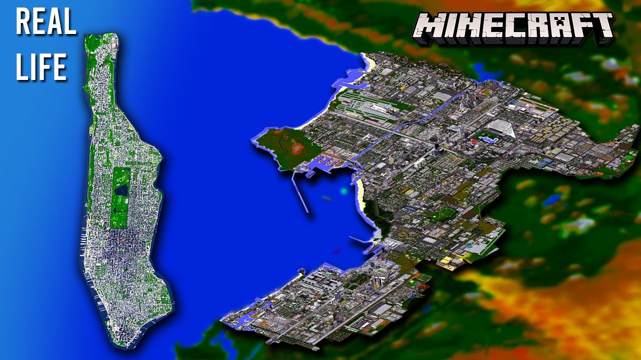 How I Built The Biggest Minecraft City By Hand