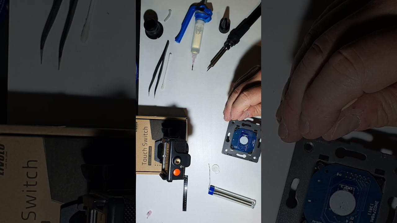  Replacing the smd 0603 led diode without a microscope.Wymiana diody led smd 0603 bez mikroskopu.