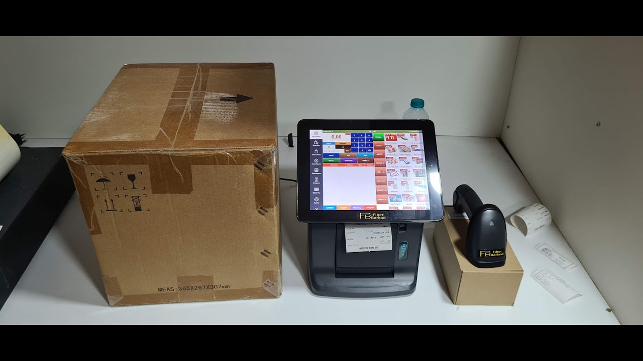 Fiber Barkod Hepsi Bir Arada Barkod Sistemi  Kutu Açılışı  Kurulum Eğitim Videosu