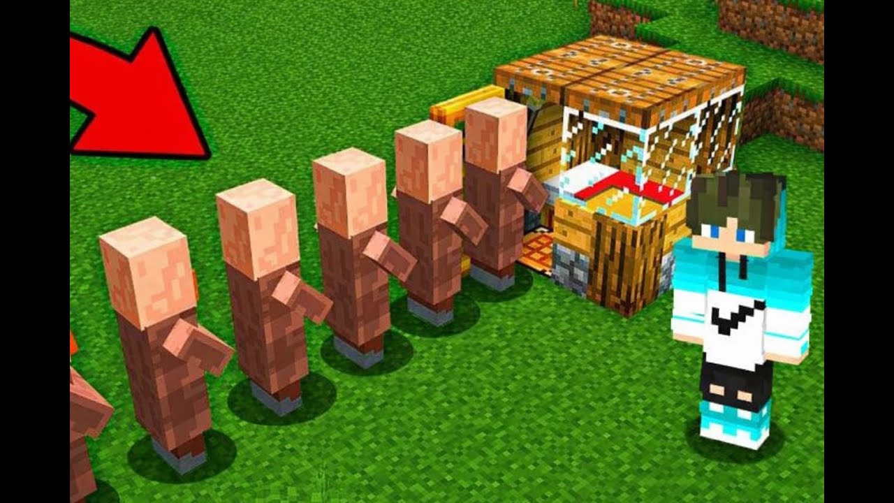 Construi Una Casa Diminuta Para Todos Los Aldeanos En Minecraft