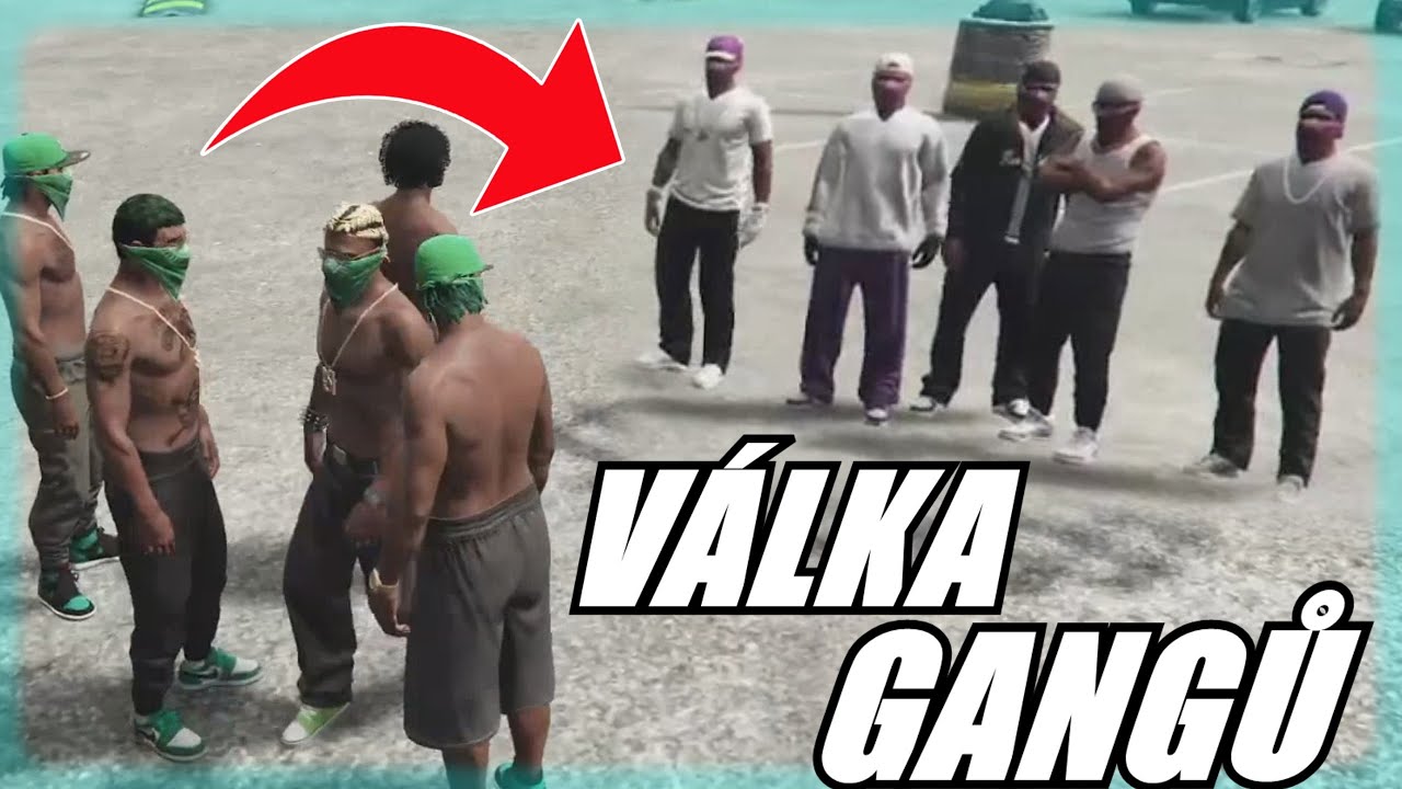 VÁLKA GANGŮ ZAČÍNÁ!!!|GTA V: RP|