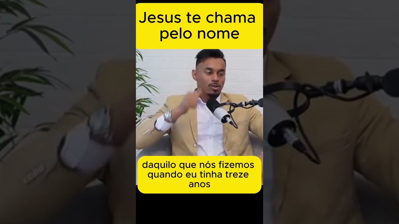 Jesus te chama pelo nome #fe #jesus #reflex&atilde;o #podcast