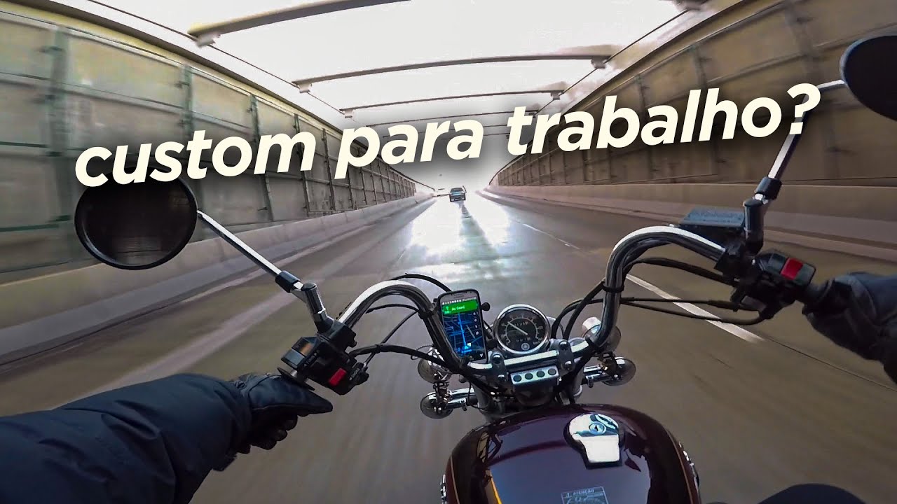 MOTO CUSTOM PARA TRABALHO: Uma boa?