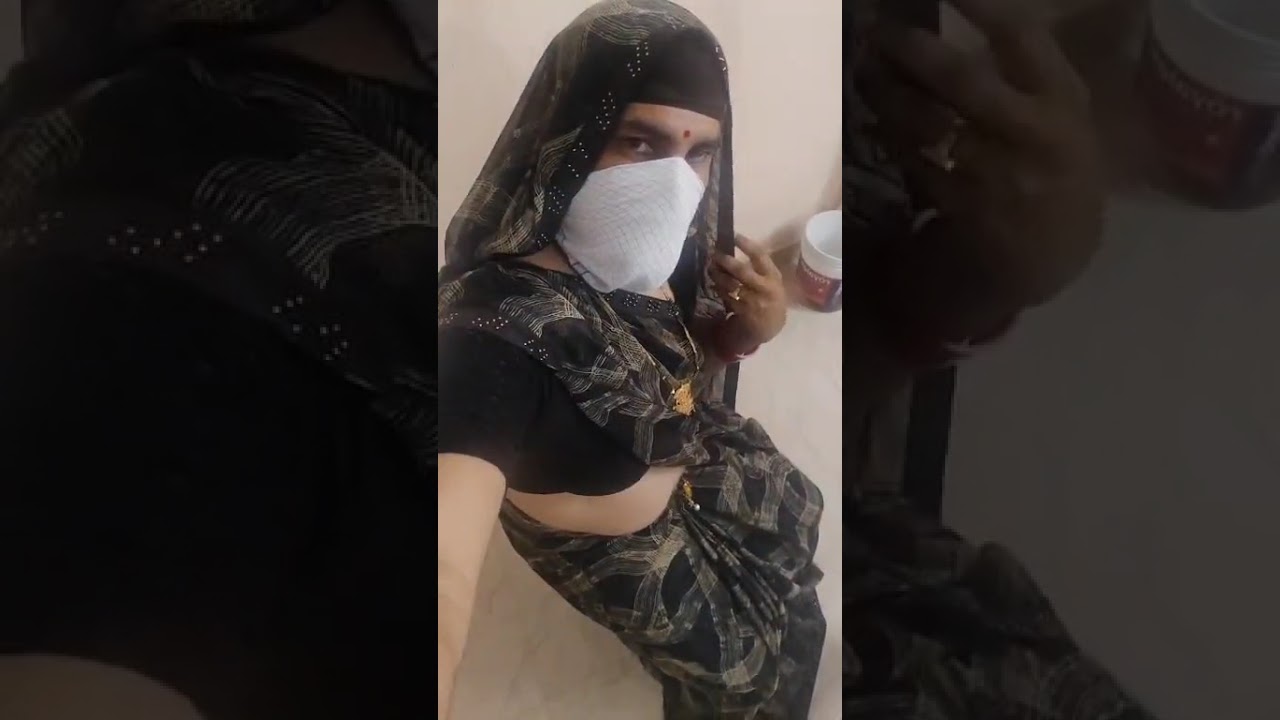 Me in my wife's saree.male to female crossdresser