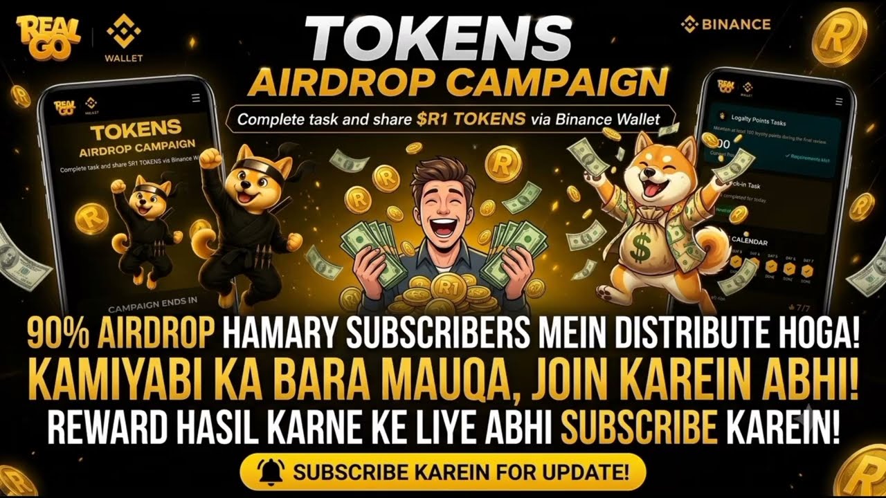 Binance RealGo Campaign - How To Join Binance RealGo Campaign | Binance RealGo Daily Check In #Viral