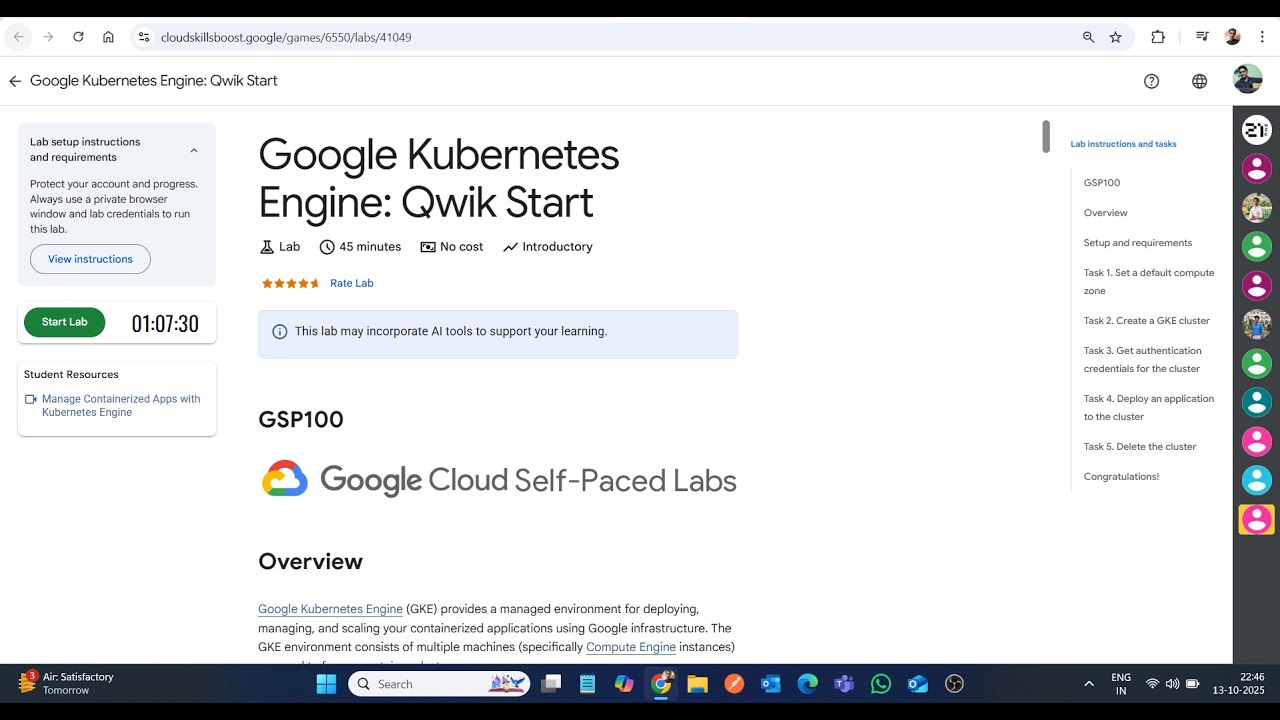 Google Kubernetes Engine: Qwik Start || Лабораторное решение || Google Cloud Arcade 2025