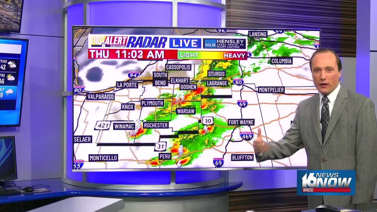 First Alert Weather 11 a.m. Severe Thunderstorms Update - Feb. 19, 2026