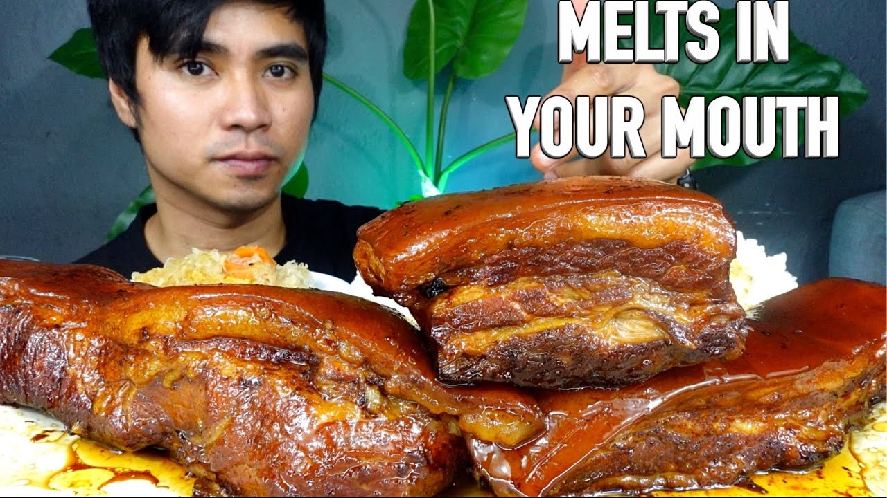 NALULUSAW SA LAMBOT NA BRAISED PORK BELLY SOBRANG SARAP collab with @MarkAnthonyCaingMukbang