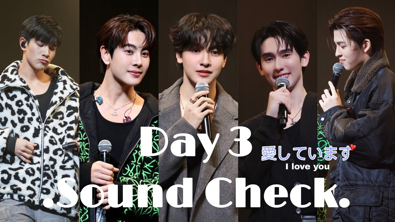 🇯🇵 Gmmtv Happy Weekend in Japan Day 3 Soundcheck 🎵 #thaienthu
