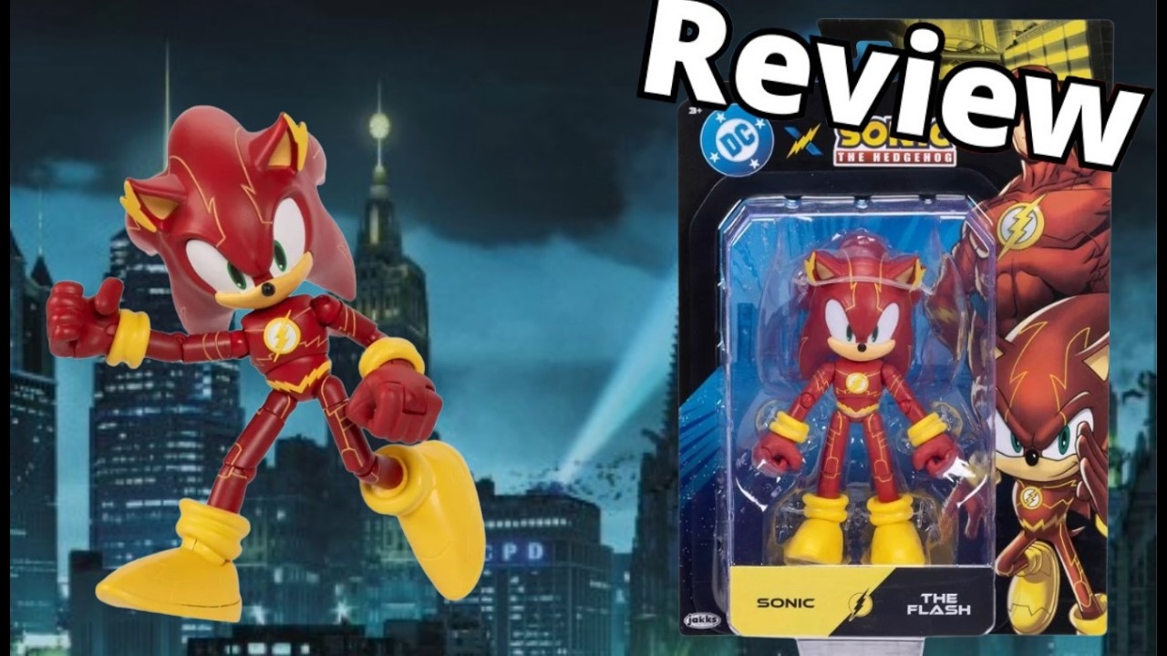 Reviewing The DC x Sonic The Hedgehog Flash Figure! ( INBOX REVIEW )
