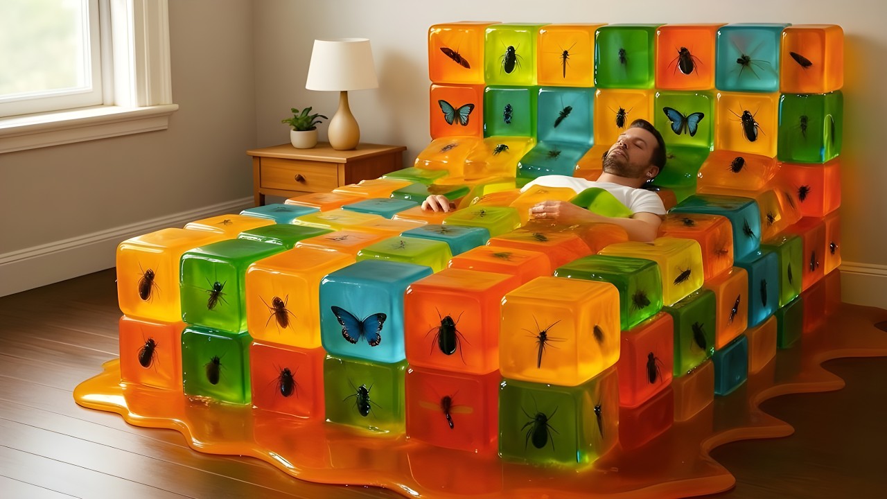 Which Crazy Bed Would You Dare to Choose ✨🛏️ Oddly Satisfying AI ASMR Bed Pt.3