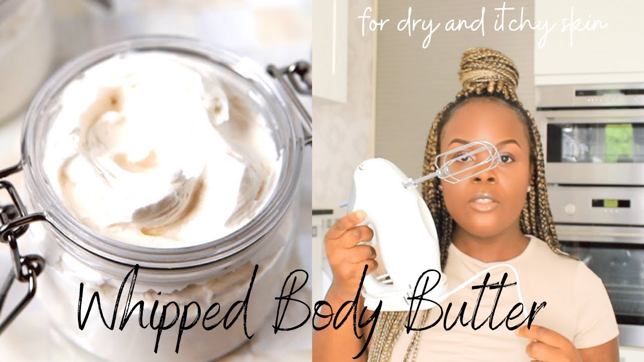 Whipped Body Butter for Dry  Acne Prone Skin, Scars, Eczema