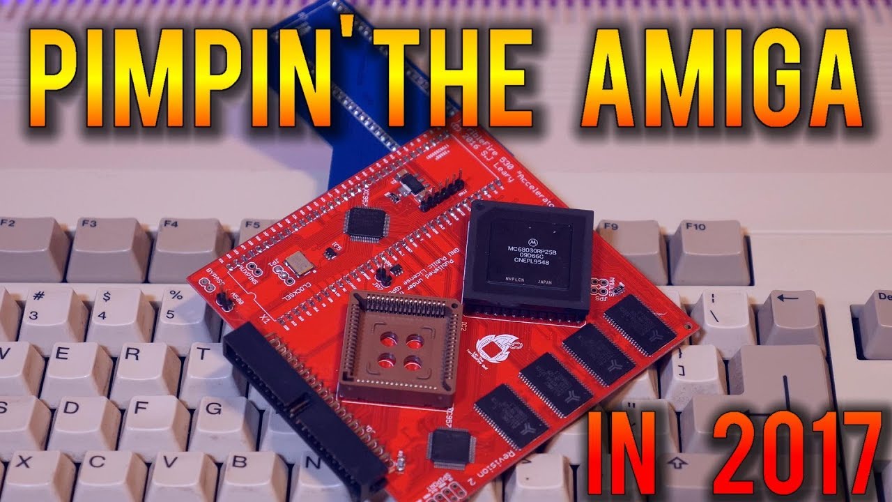 Pimpin' the Amiga 500 in 2017. 68030,  Compact Flash, Kickstart 1.3
