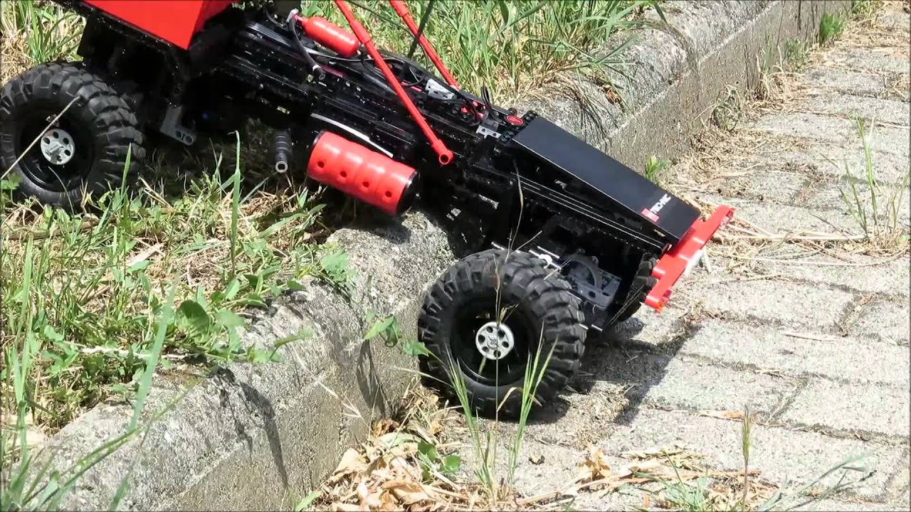Gaz 66 RC Lego trial truck - 108 mm wheel (1080p)
