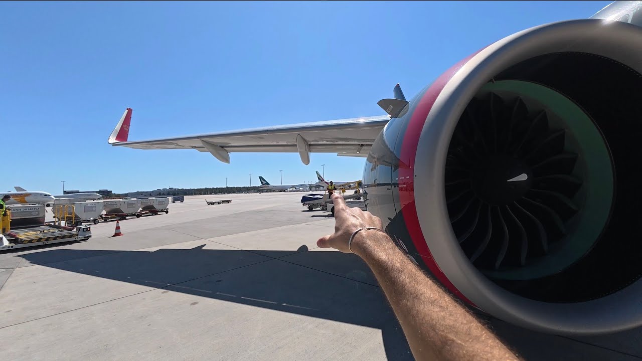 COCKPIT POV | Real A320neo Takeoff from Frankfurt (Walkaround to Departure)