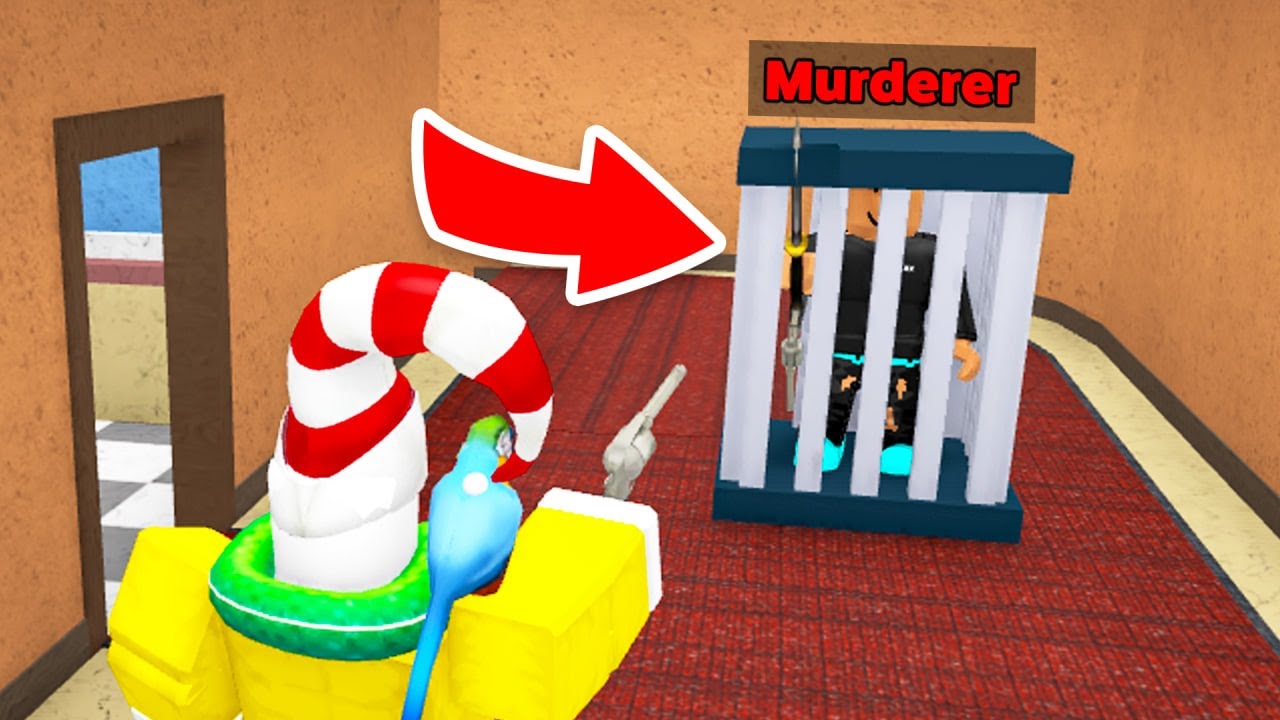 Using Admin Commands To JAIL The Murderer in MM2.. (Roblox Movie)