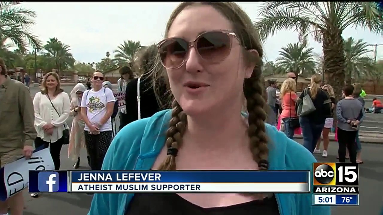Rally at Islamic Center in Phoenix