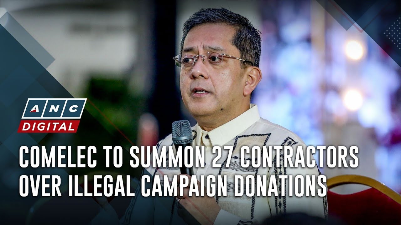 COMELEC to issue show-cause orders to gov't contractors over campaign donations