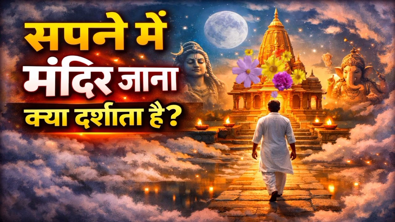 सपने में मंदिर जाना क्या दर्शाता है? शुभ या अशुभ?sapne me bhagwan dekhna,