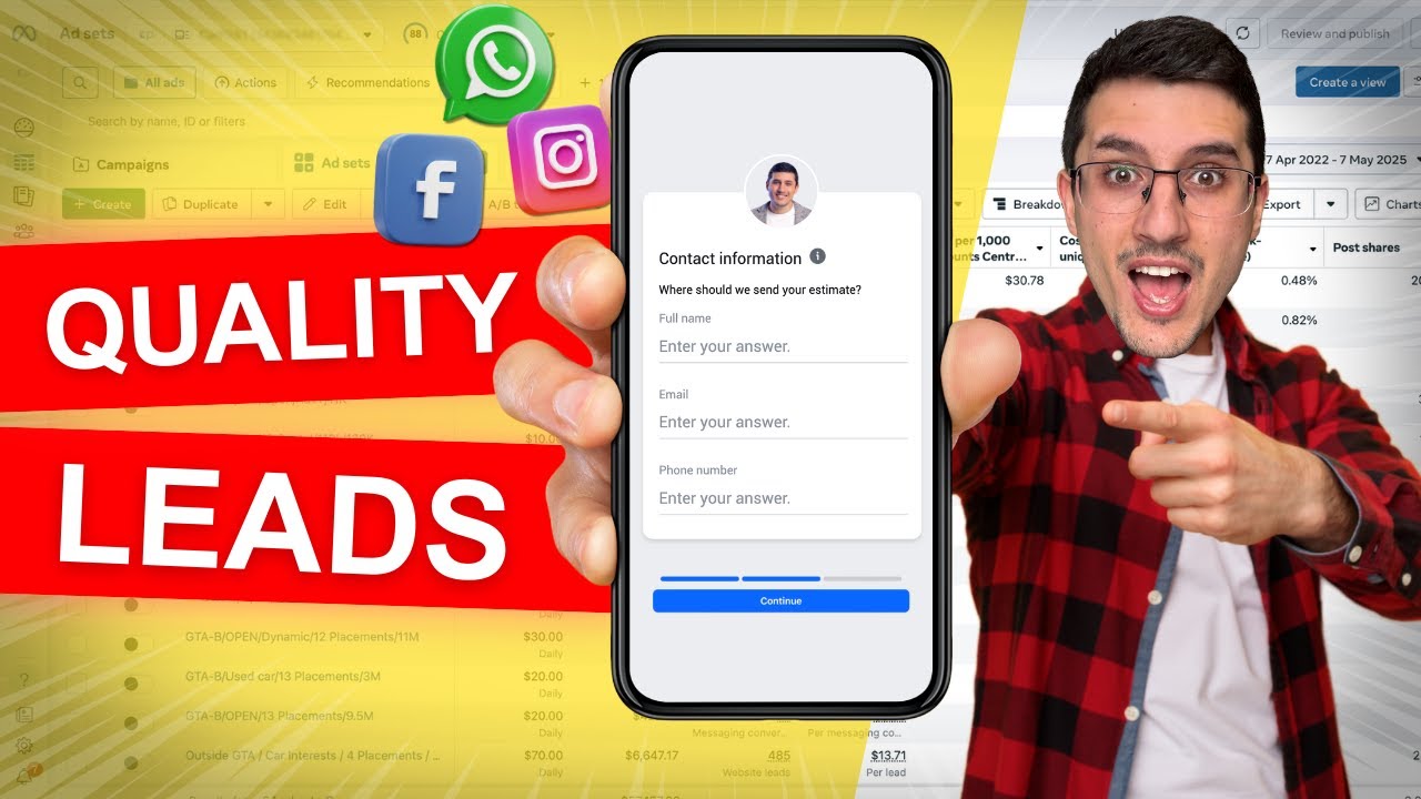 How to get quality leads with Facebook INSTANT FORMS (Meta Update!)