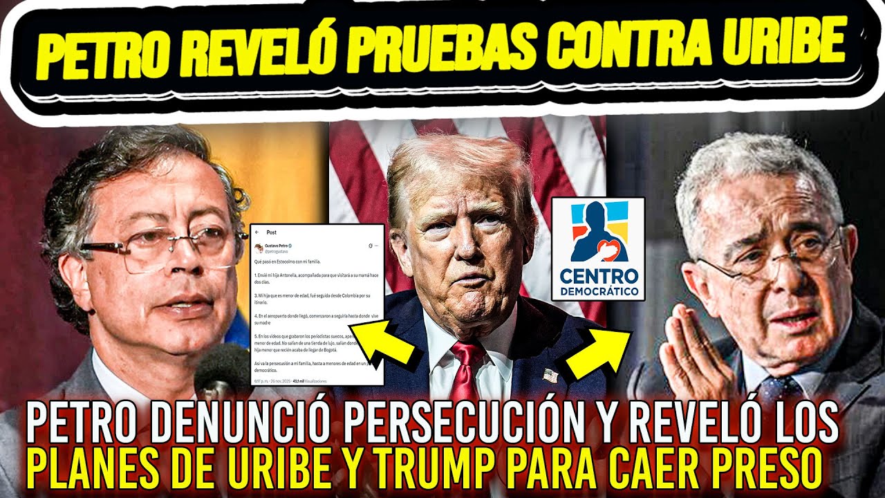 🚨PETRO REVEL&Oacute; PRUEBAS DE LA PERSECUCI&Oacute;N DE URIBE PARA METERLO A LA C&Aacute;RCEL. TODO SE VOLTE&Oacute; Y A PAGAR