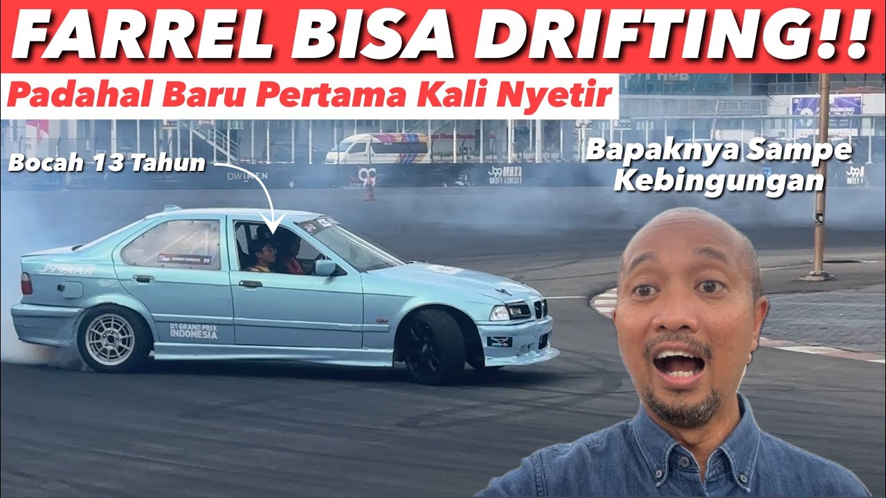 KAGET LUAR BIASA! FARREL MENDADAK BISA DRIFTING DI USIA 13 TAHUN.
