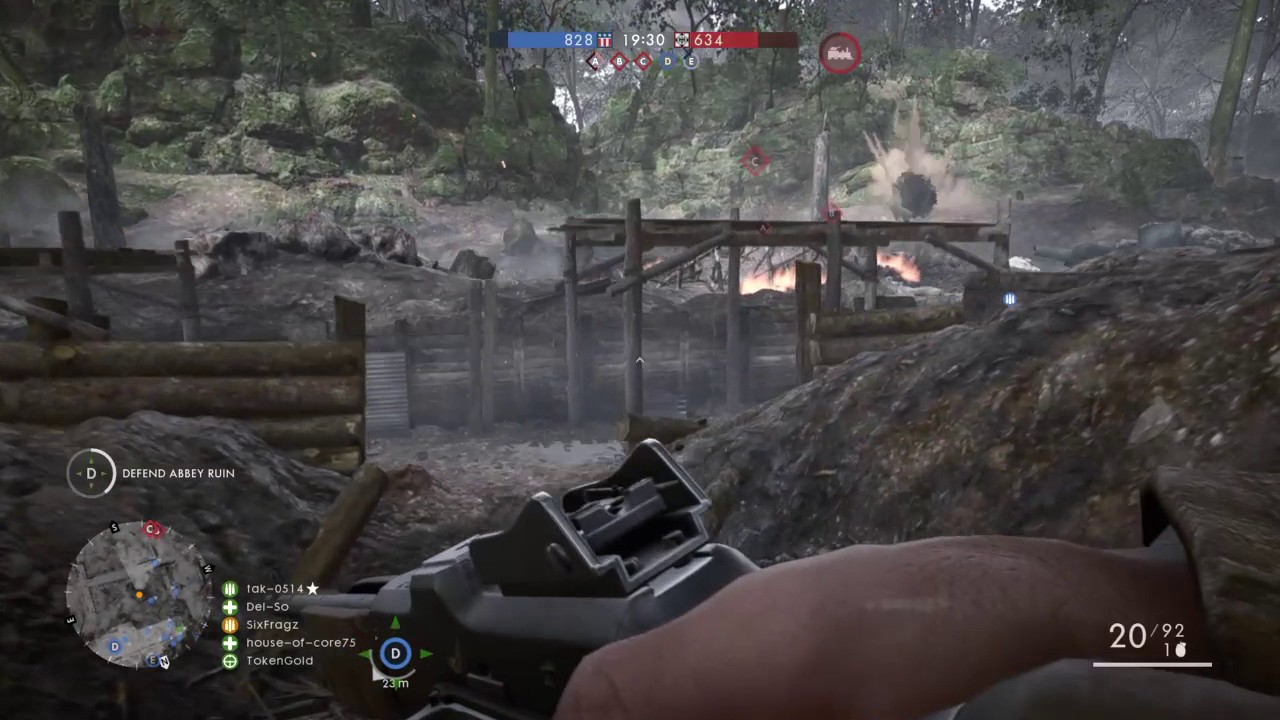 Battlefield&trade; 1 More BAR Gameplay (Argonne Forest)