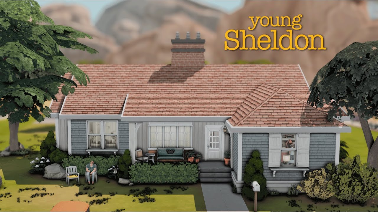 Young Sheldon's Home 🏡 | The Sims 4 Speed Build (No CC)