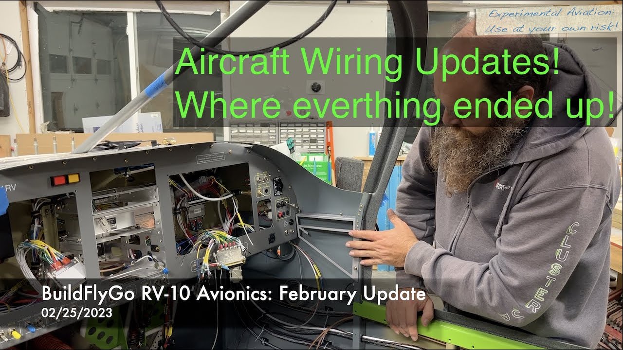 Авионика RV-10 — внутренняя разводка и расположение устройств