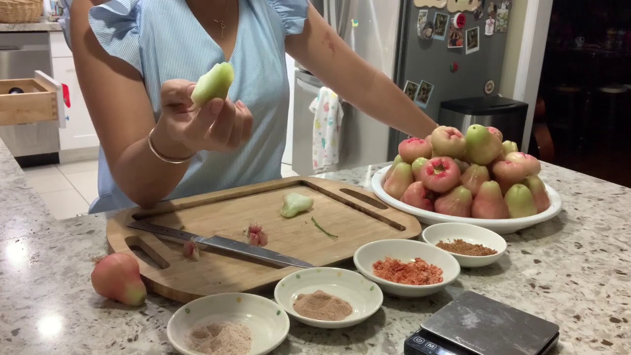 Wax Apple Tasting: Black Diamond Variety.