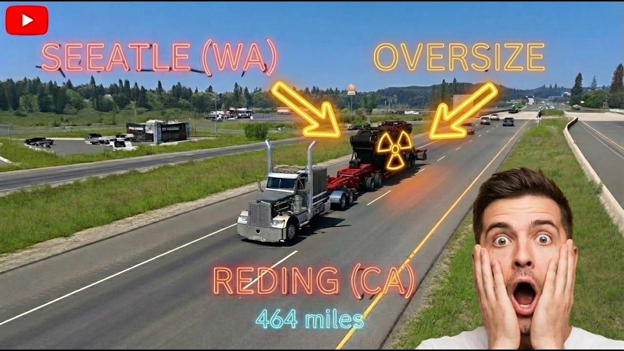 American Truck Simulator OVERSIZE Seattle (WA) Redding (CA) 646 ml