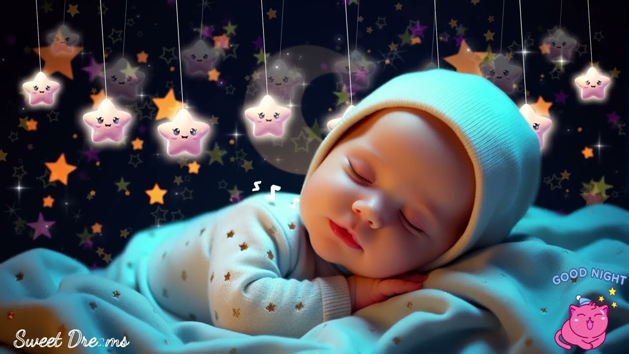 Overcome Baby Insomnia 🌙 Mozart & Brahms Lullabies for Instant Sleep | Baby Sleep Music