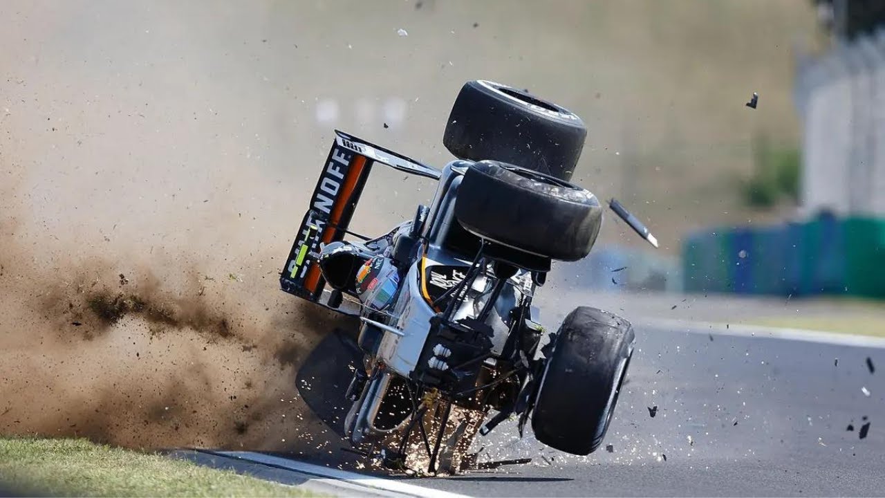 F1 Hungarian GP All Crashes  2007-2023