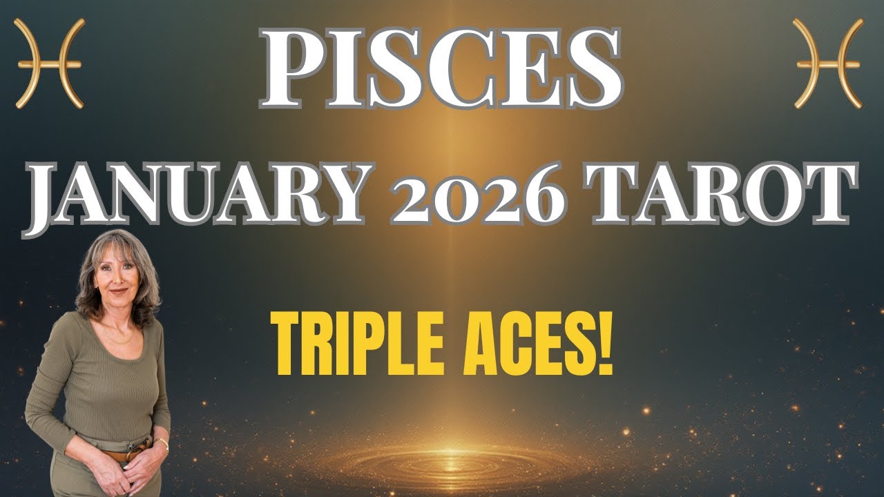 PISCES ♓ Triple Aces! Clear Vision + Powerful Manifestation ✨ January 2026 Tarot