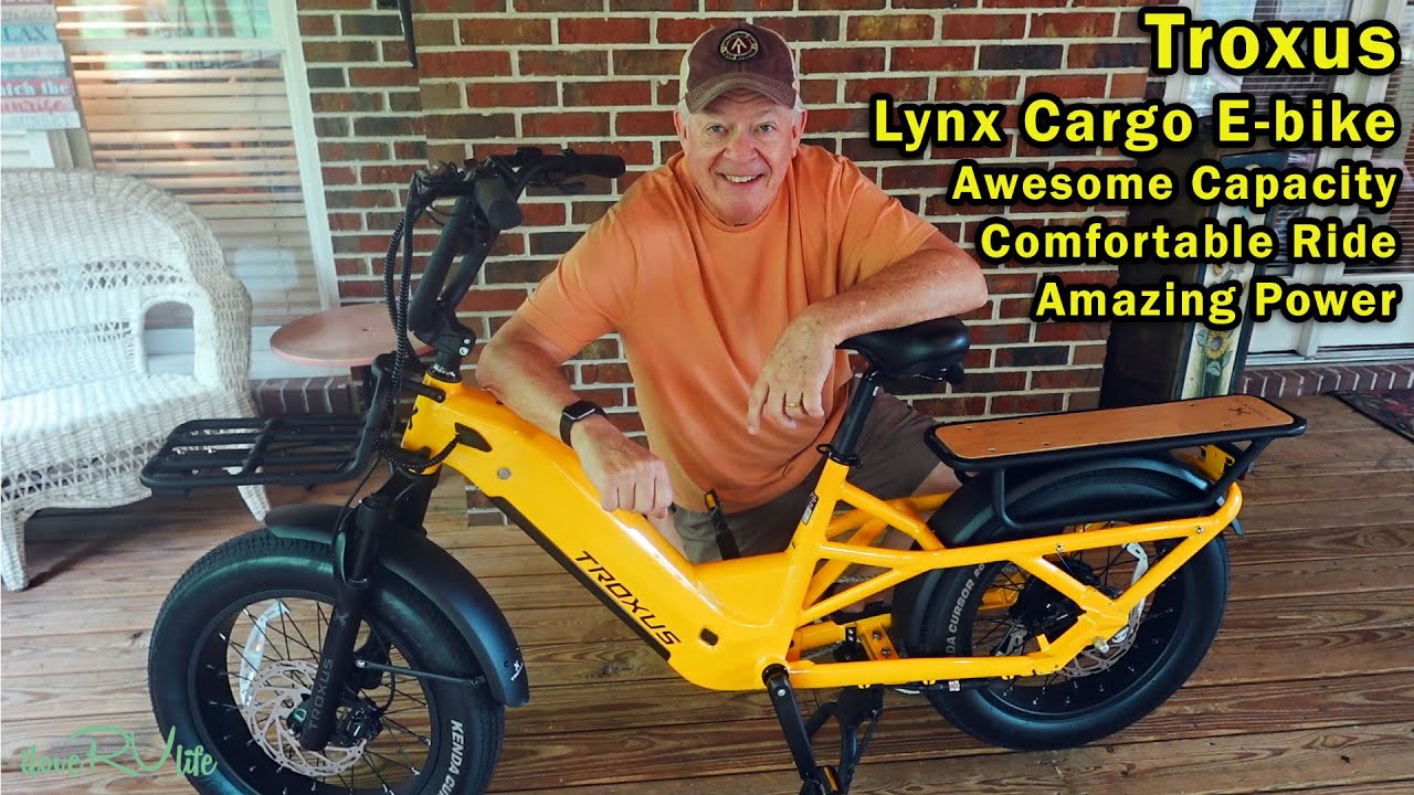 Troxus Lynx Cargo Ebike - Comfortable Ride, Amazing Power, Awesome Capacity