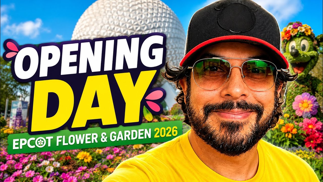 Opening Day of the 2026 EPCOT Flower & Garden Festival!  FULL Walkthrough