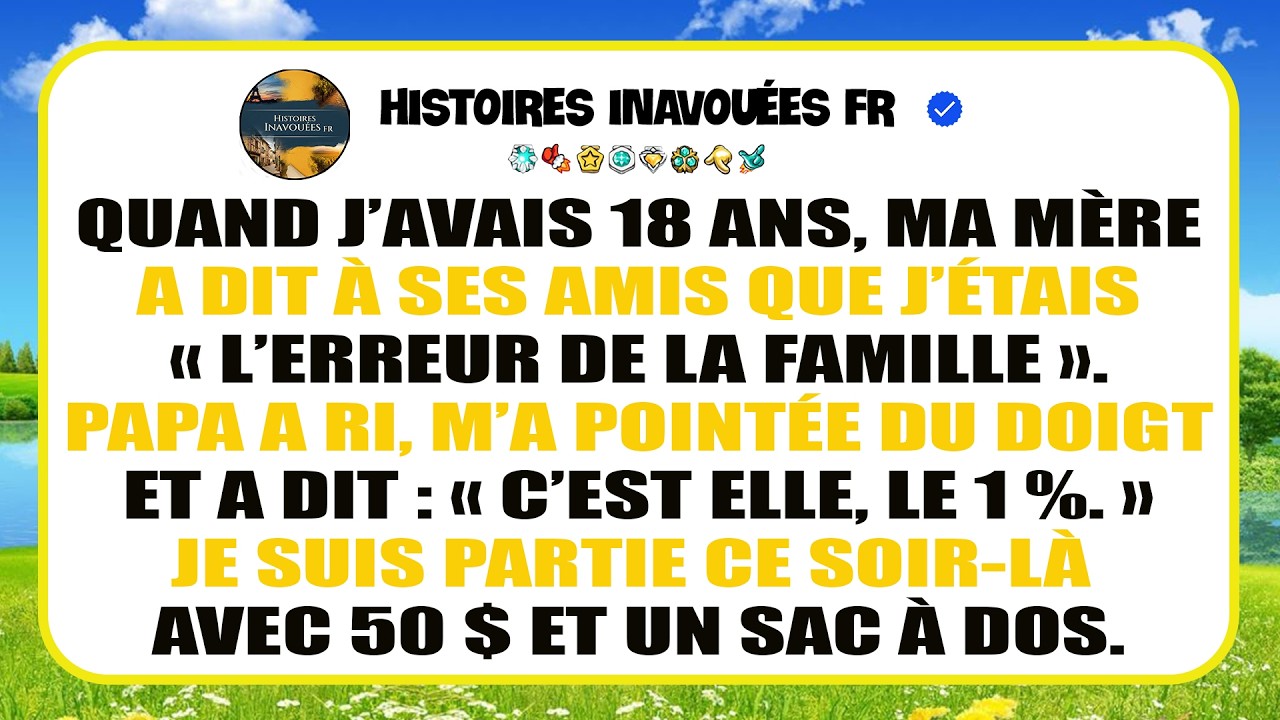 À 18 Ans, Ma Mère M’a Appelé « L’erreur De La Famille ». 9 Ans Plus Tard, Ils Frappent À Ma Porte.
