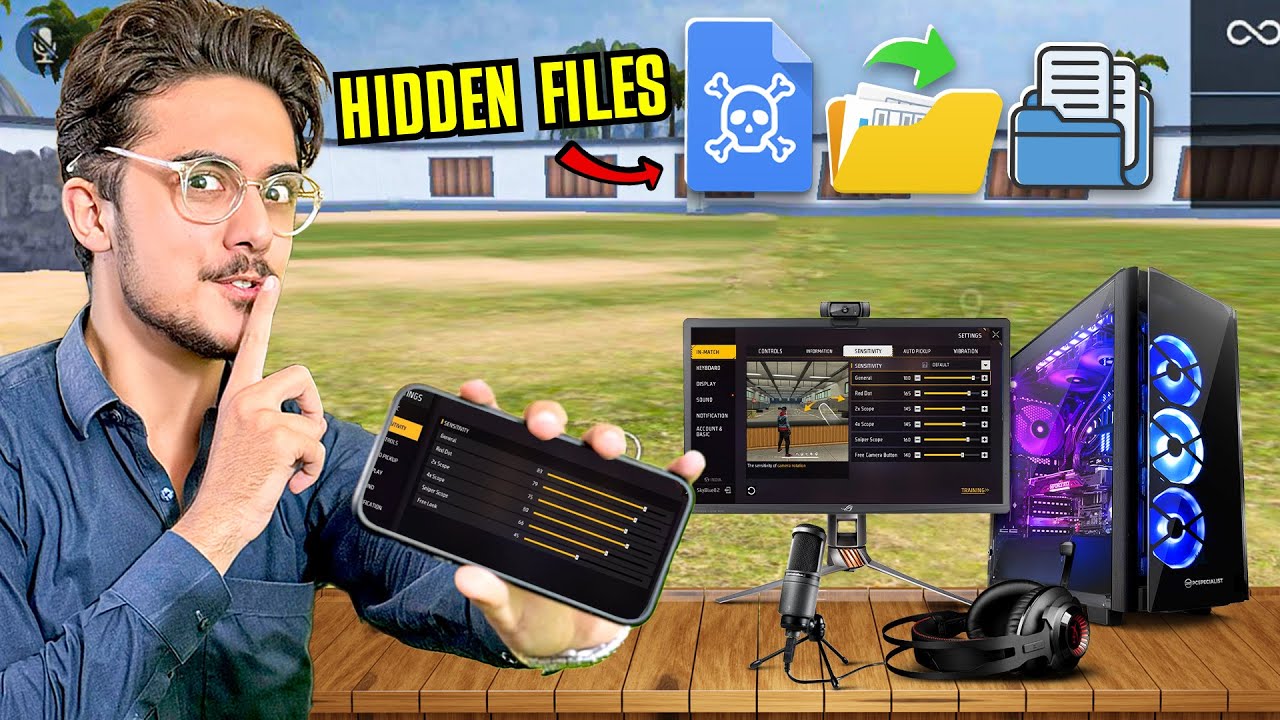 Revealing My Sensitivity + Secret Files I Use for PC & Mobile in Free Fire 😱