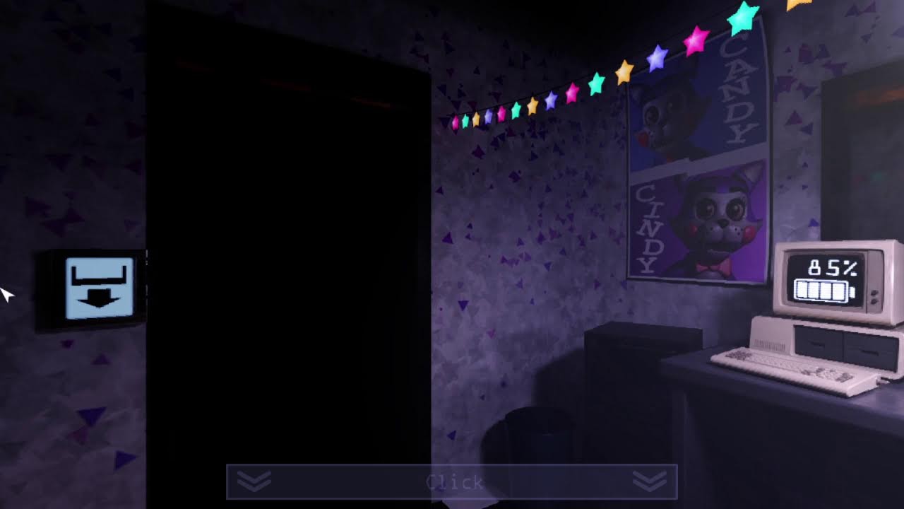 Playing Fnaf fan games