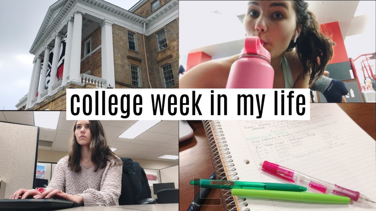 college week in my life: new semester at uw-madison