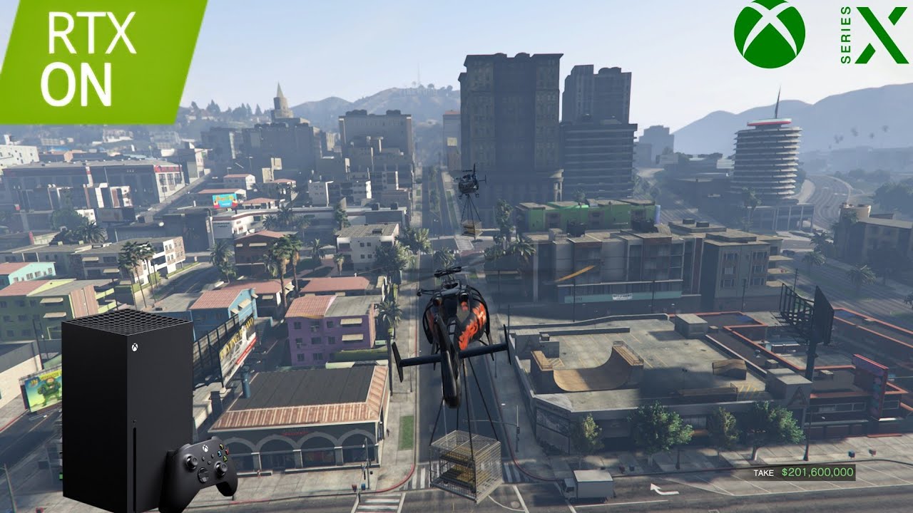 GTA V Next Gen Union Depository Heist - Xbox Series X RT Performance Mode Gameplay
