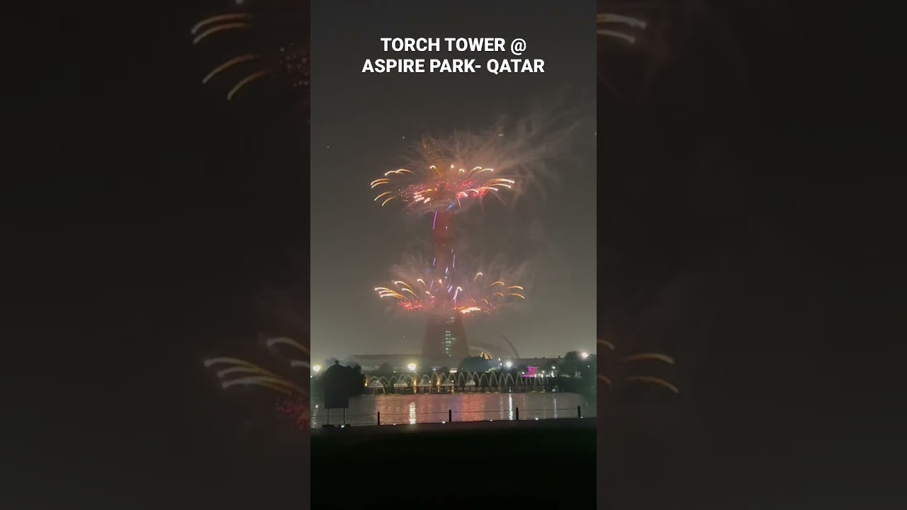 FIRE WORKS | GUNIESS BOOK RECORDS | WORLDS  BIGGEST 360d SCREEN | QATAR |