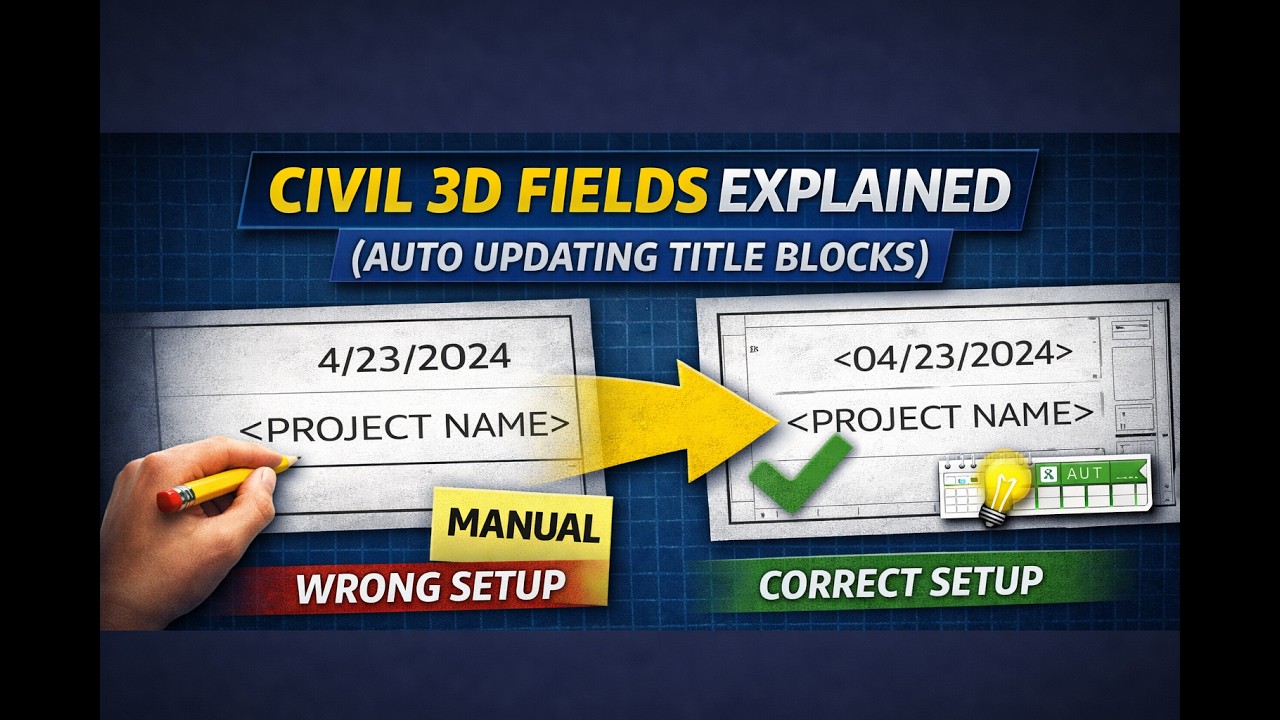 Civil 3D – Making and Using Fields in Borders