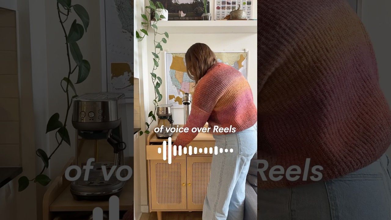 How to edit voice over vlogs on your phone for Instagram Reels